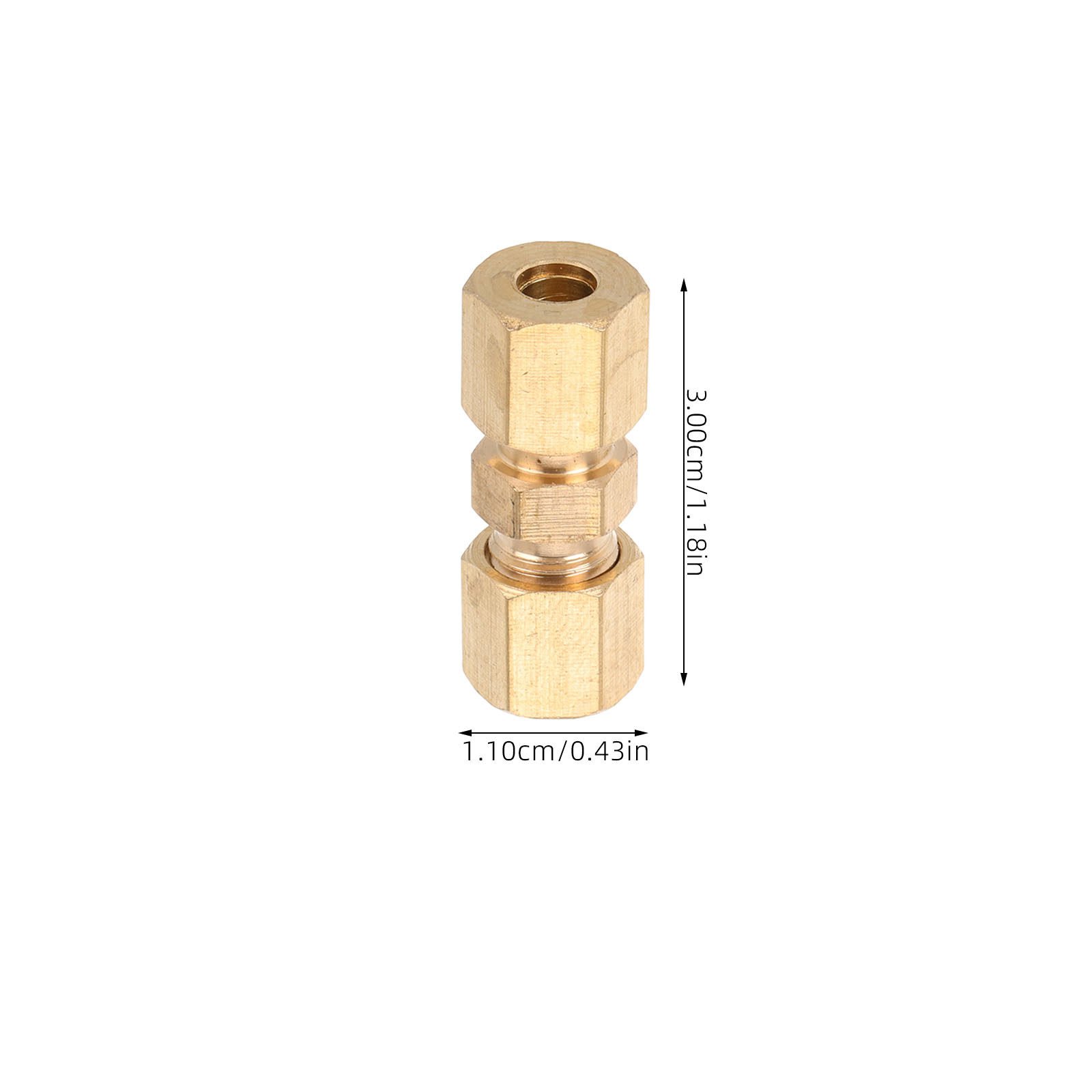 10개입, 황동 재질의 브레이크 라인 연결 부속품, 압 - Compression Fitting Brass 리뷰 및 가격