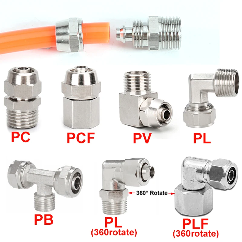 구리 공압 피팅 공기 피팅 OD 4 6 8 10 12  - Compression Fitting Brass 리뷰 및 가격