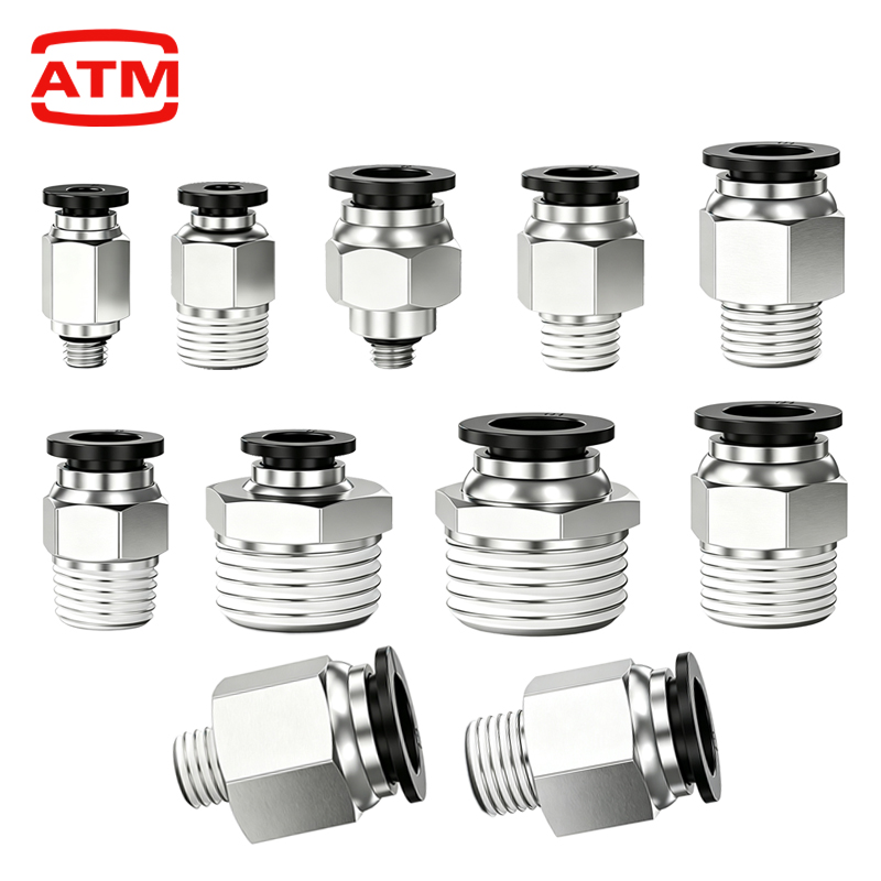 PC 공압 에어 커넥터 피팅 PC 4mm 6mm 8mm - Compression Fitting Brass 리뷰 및 가격