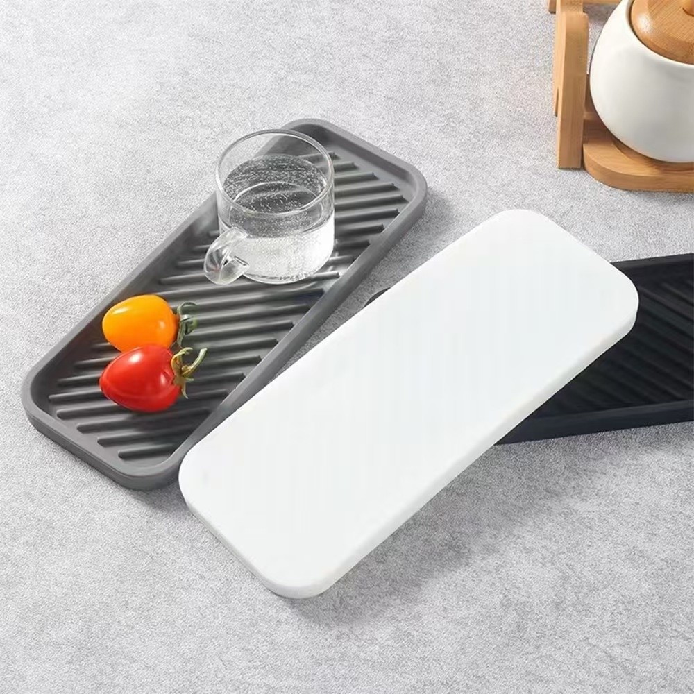 새로운 실리콘 싱크대 보호 매트 스트라이프 질감 논슬립 - Silicone Tap Washer 리뷰 및 가격